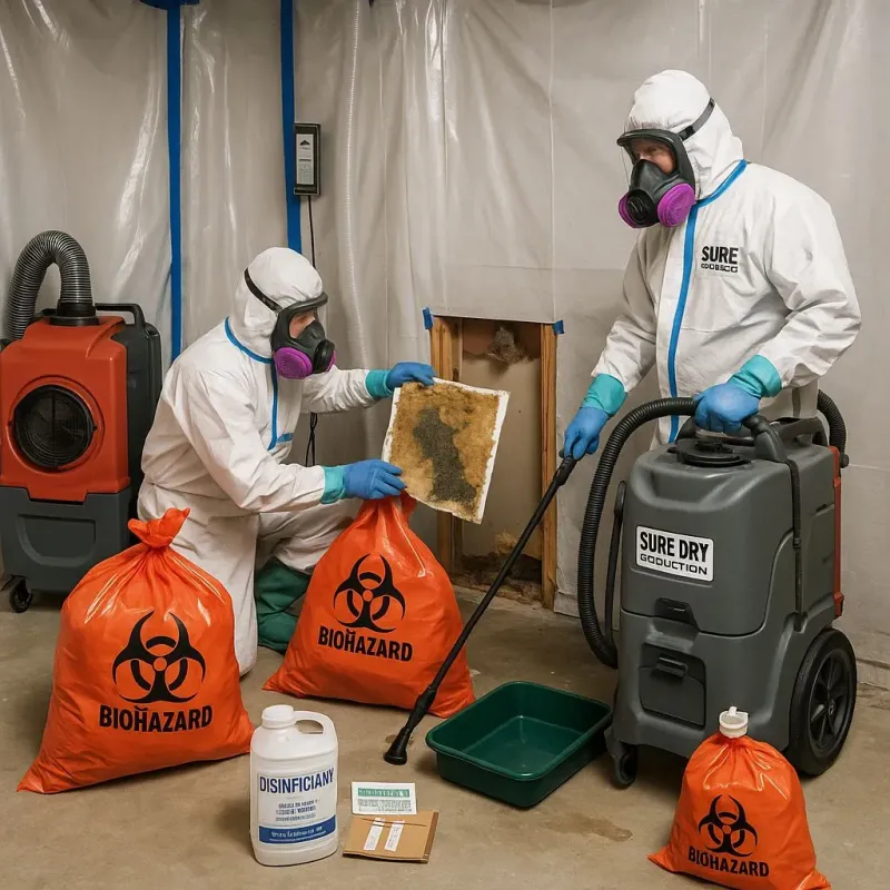 Contaminated Water Handling Protocols process in Sudley, VA
